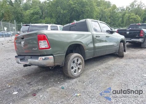 2021 Ram 1500 Big Horn 4X4 6'4 Box из США, поврежденный, VIN 1C6RRFBG5MN687650